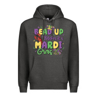 Charcoal Heather bead up bitches it's mardi gras Premium Hoodie - MaliasSmallBusiness