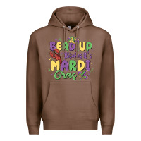 Chestnut bead up bitches it's mardi gras Premium Hoodie - MaliasSmallBusiness