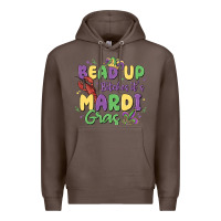 Coffee bead up bitches it's mardi gras Premium Hoodie - MaliasSmallBusiness