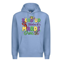 Colony Blue bead up bitches it's mardi gras Premium Hoodie - MaliasSmallBusiness