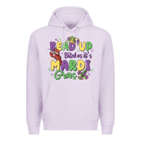 Lilac bead up bitches it's mardi gras Premium Hoodie - MaliasSmallBusiness