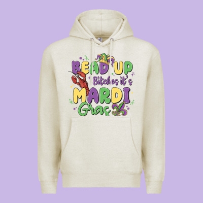 Bead Up Bitches It's Mardi Gras Premium Hoodie Designed By Maliassmallbusiness
