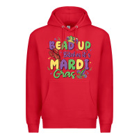 Red bead up bitches it's mardi gras Premium Hoodie - MaliasSmallBusiness