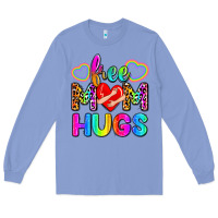 Colony Blue free mom hugs Long Sleeve Tee - Zillion Design Studio