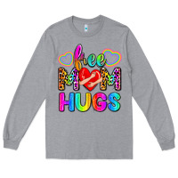 Heather Grey free mom hugs Long Sleeve Tee - Zillion Design Studio