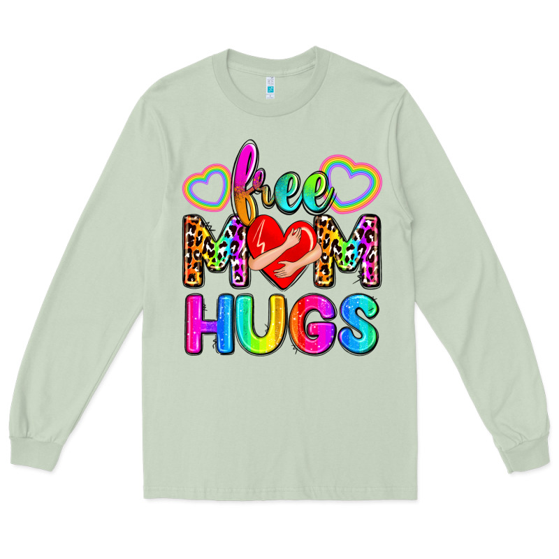Free Mom Hugs Long Sleeve Tee by Zillion Design Studio | Teevron