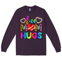 Plum free mom hugs Long Sleeve Tee - Zillion Design Studio