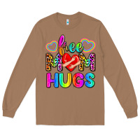 Toasted Coconut free mom hugs Long Sleeve Tee - Zillion Design Studio