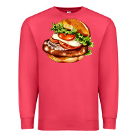 Cardinal American hamburger Premium Sweatshirt - AdoDesignShop