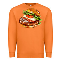 Carrot American hamburger Premium Sweatshirt - AdoDesignShop