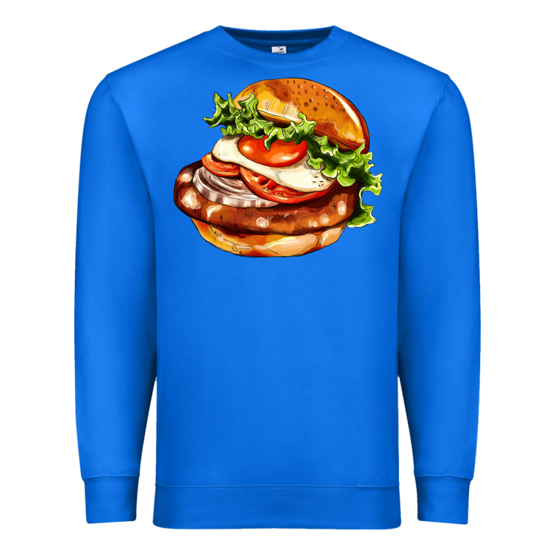 American Hamburger Premium Sweatshirt by AdoDesignShop | Teevron