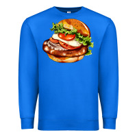 True Royal American hamburger Premium Sweatshirt - AdoDesignShop