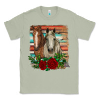 Matcha horses with roses Classic Tee - RanaPortraitStore