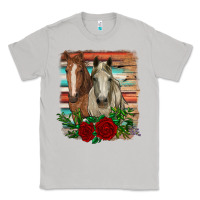 Moon Dust horses with roses Classic Tee - RanaPortraitStore