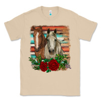 Mushroom horses with roses Classic Tee - RanaPortraitStore