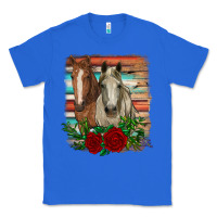 True Royal horses with roses Classic Tee - RanaPortraitStore