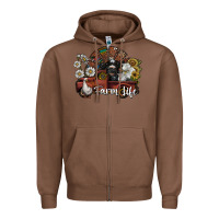 Chestnut farm life Zipper Hoodie - SublimationCraftShop