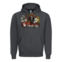 Smoke farm life Zipper Hoodie - SublimationCraftShop