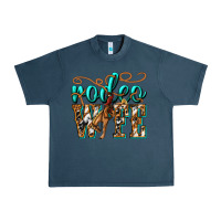 Midnight Navy rodeo wife western Urban Heavy Tee - texasbilliewilder