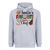 Heather Grey santa's favorite chef Heavyweight Hoodie - AdoDesignShop