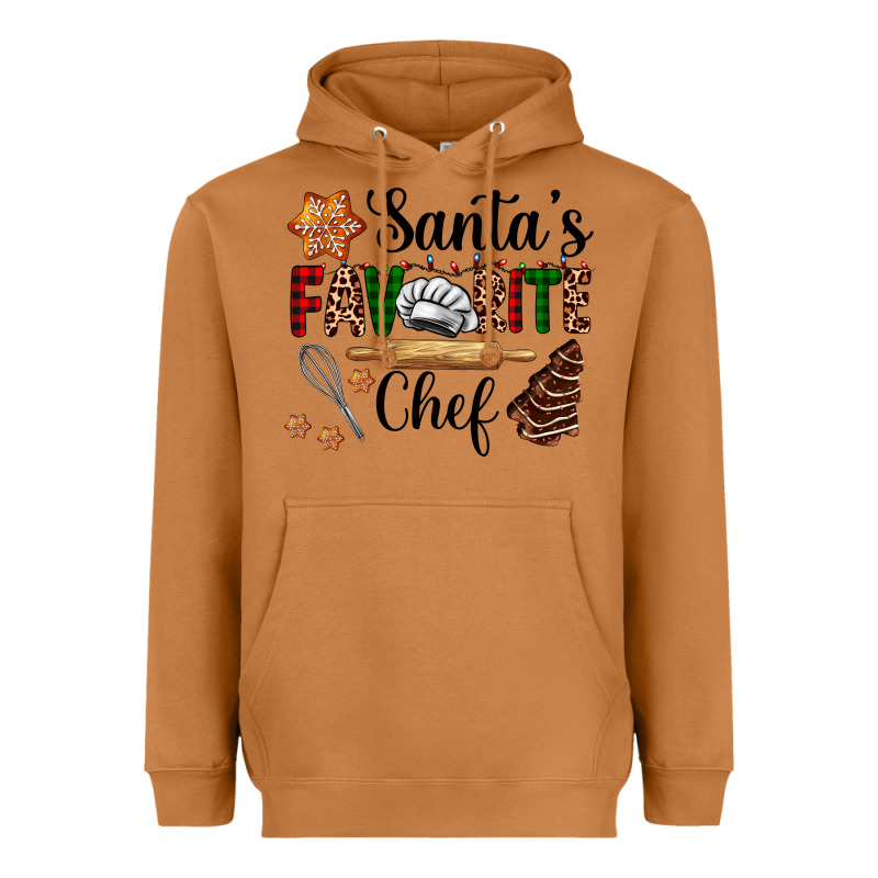 Santa's Favorite Chef Heavyweight Hoodie by AdoDesignShop | Teevron