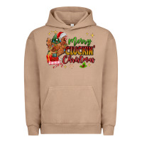 Pigment Burro Merry Cluckin' Christmas Urban Hoodie - MaliasSmallBusiness