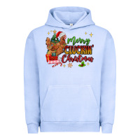 Pigment Grape Ice Merry Cluckin' Christmas Urban Hoodie - MaliasSmallBusiness