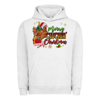 Pigment Lunar Rock Merry Cluckin' Christmas Urban Hoodie - MaliasSmallBusiness