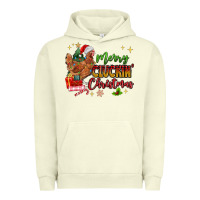 Pigment Pistachio Merry Cluckin' Christmas Urban Hoodie - MaliasSmallBusiness