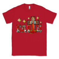 Red faith our lady of guadalupe cross Classic Tee - BarkalooDesign