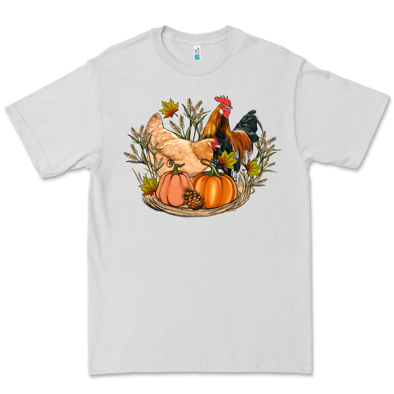 Fall Coop Animals Pumpkin Premium Tee by Artiststas | Teevron