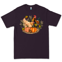 Plum fall coop animals pumpkin Premium Tee - Artiststas