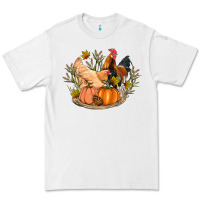 White fall coop animals pumpkin Premium Tee - Artiststas