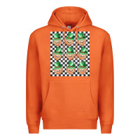 Carrot boujee checker board leprechaun Premium Hoodie - MaliasSmallBusiness