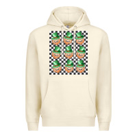 Sandshell boujee checker board leprechaun Premium Hoodie - MaliasSmallBusiness