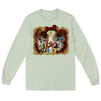 Matcha heifer cow christmas western background Long Sleeve Tee - RanaPortraitStore