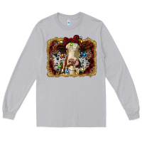 Moon Dust heifer cow christmas western background Long Sleeve Tee - RanaPortraitStore
