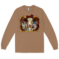 Toasted Coconut heifer cow christmas western background Long Sleeve Tee - RanaPortraitStore
