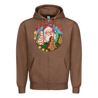 Chestnut holiday vibes Zipper Hoodie - FaDigitalArtStudio