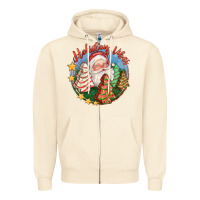Sandshell holiday vibes Zipper Hoodie - FaDigitalArtStudio