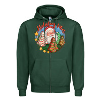 Sports Green holiday vibes Zipper Hoodie - FaDigitalArtStudio