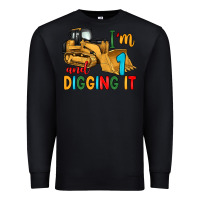 Black i'm 1 and digging it Premium Sweatshirt - Artiststas