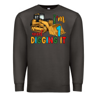 Smoke i'm 1 and digging it Premium Sweatshirt - Artiststas