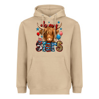 Mushroom oh my stars 4th of july shaggy cow Heavyweight Hoodie - Jasminsmagicworld