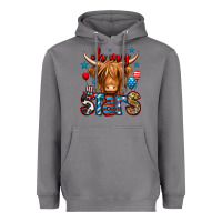 Storm oh my stars 4th of july shaggy cow Heavyweight Hoodie - Jasminsmagicworld