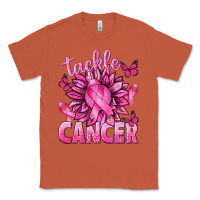 Copper Tackle Cancer with Sunflower Classic Tee - texasbilliewilder