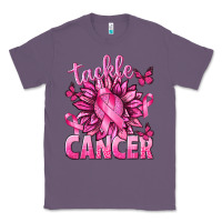 Lavender Tackle Cancer with Sunflower Classic Tee - texasbilliewilder