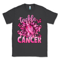 Smoke Tackle Cancer with Sunflower Classic Tee - texasbilliewilder