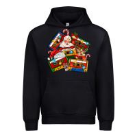 Black christmas cassette tapes Urban Hoodie - MaliasSmallBusiness