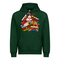 Forest Green christmas cassette tapes Urban Hoodie - MaliasSmallBusiness